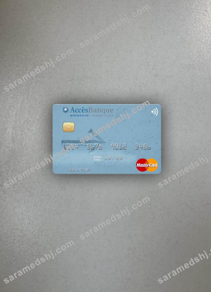 Madagascar AccèsBanque mastercard photolook front